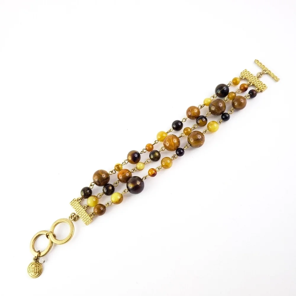 Dana Buchman Bracelet Brown Earth Tones
